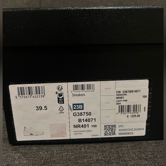 Chanel Light pink and grey knit sneakers - Picture 10 of 11